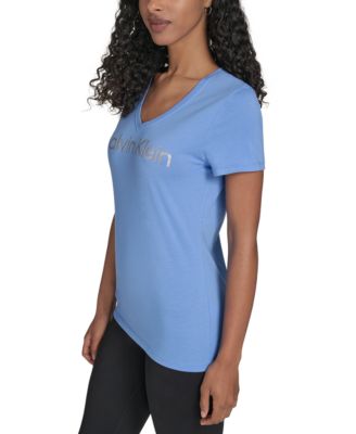 Performance Women's Glitter Logo V-Neck T-Shirt