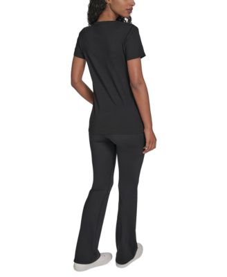 Performance Women's Glitter Logo V-Neck T-Shirt