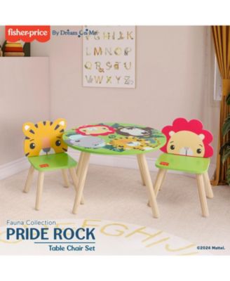 Fisher Price Animal Kingdom Table & Chair in Jungle Print