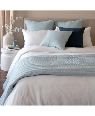 French Linen Channel Stitch Quilt & Sham Set - Twin/Twin XL