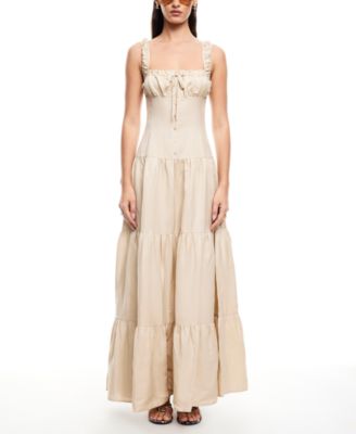 Lioness - Women's Heart-Shaped Maxi Dress