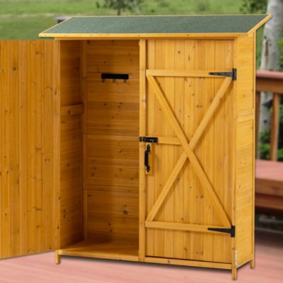 Streamdale Durable 56" x 19.5" Garden Shed with Waterproof Roof and Lockable Door