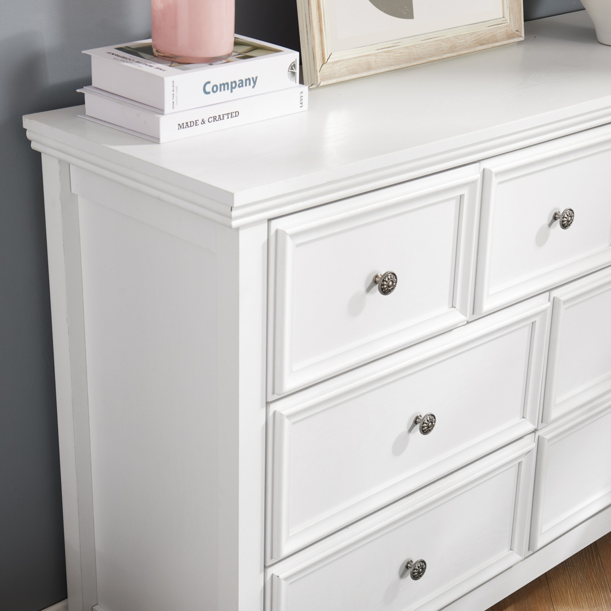 Streamdale Furniture Unmatched Feet Design for Stability and Smooth Drawer Glide Cabinet