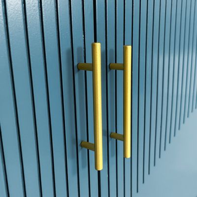  Modern Farmhouse Floor Cabinet with Adjustable Shelves