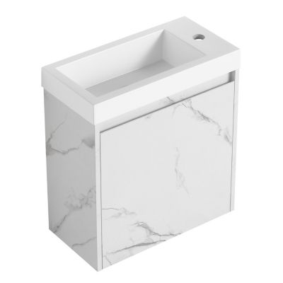 Compact Wall-Mounted Vanity Modern & Space-Saving Bathroom Cabinet