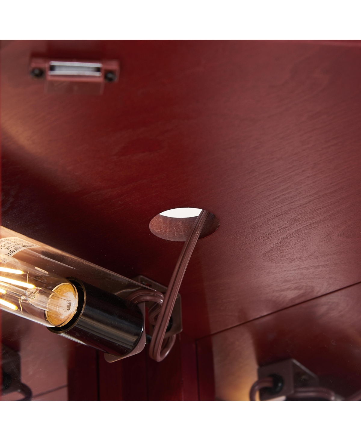 Streamdale Furniture Elegant 3-Side Glass Display Curio Cabinet with Adjustable Shelves