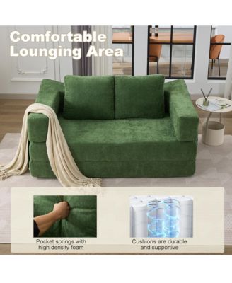 Streamdale Fold-Out Fabric Sofa Bed – Modern Design for Living Room, Bedroom, or Apartment – Convertible Sleeper Couch