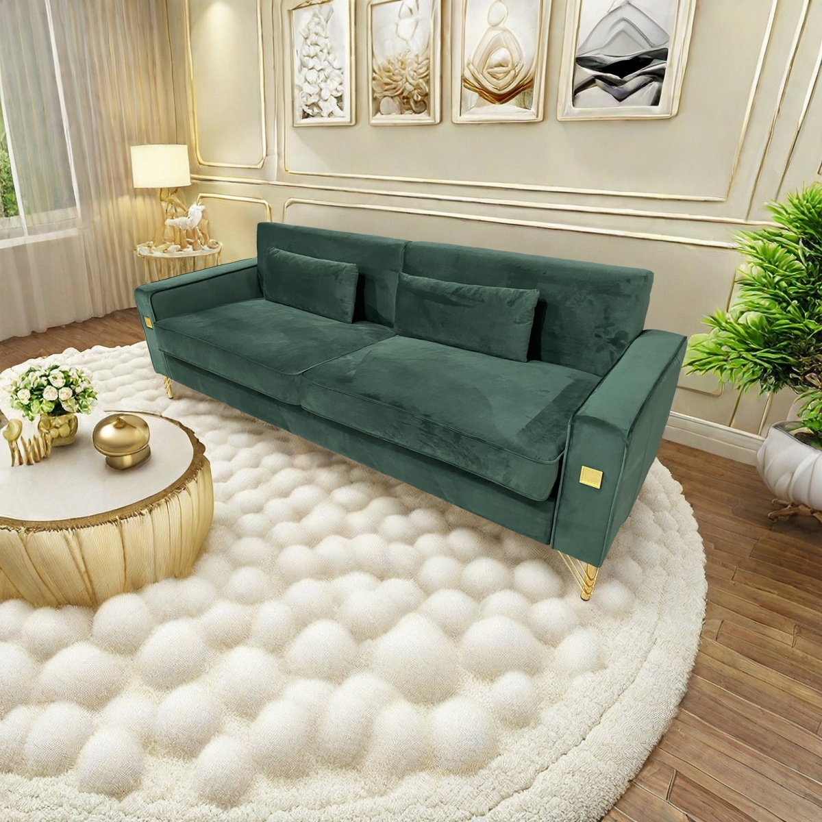 Streamdale Furniture Plush Sofa with Removable Seat, Independent Springs, and Sophisticated Design