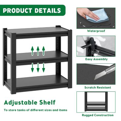 Adjustable 40-50 Gallon Metal Aquarium Stand