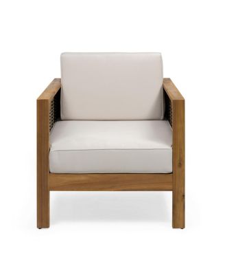 Streamdale Acacia Wood 4-Seater Chat Set, Teak Finish