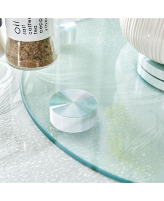 Streamdale Double-Layer Rotating Glass Display (24" upper, 15" lower)