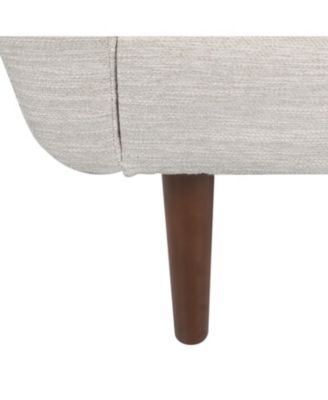 Streamdale Modern Club Chair with Sophisticated Style and Walnut Wood Finish