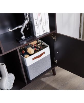 Laundry Basket with Wheels Rolling Laundry Hamper with Blanket Storage