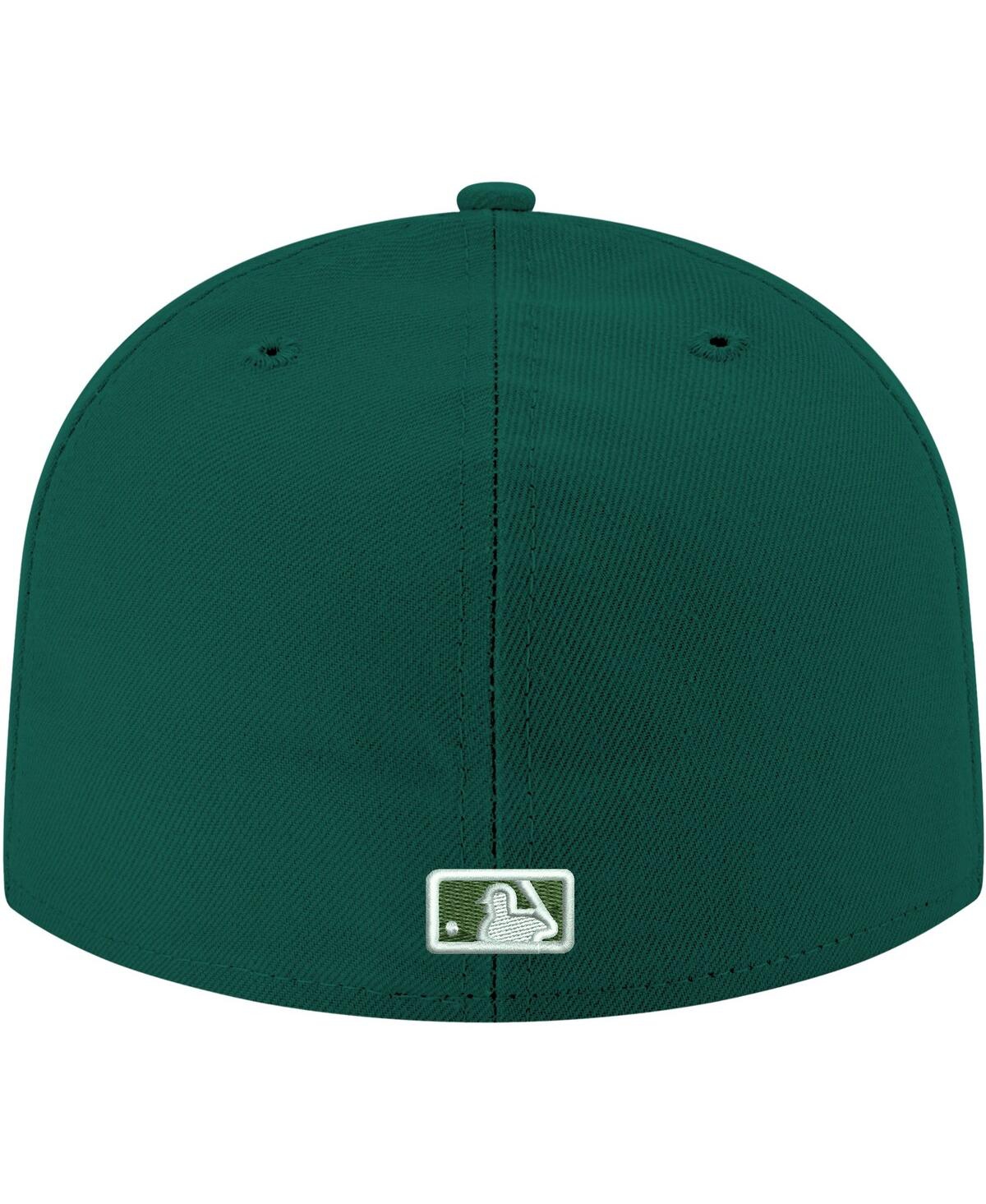 New Era Men's Green Philadelphia Phillies White Logo 59fifty Fitted Hat
