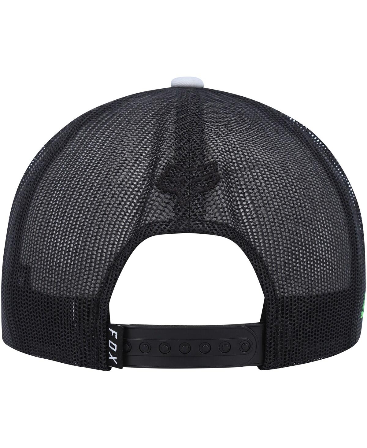 FOX X KAWASAKI MEN'S GRAY/BLACK SNAPBACK HAT 