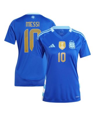 adidas - Women's Lionel Messi Blue Argentina National Team 2024 Away Replica Player Jersey