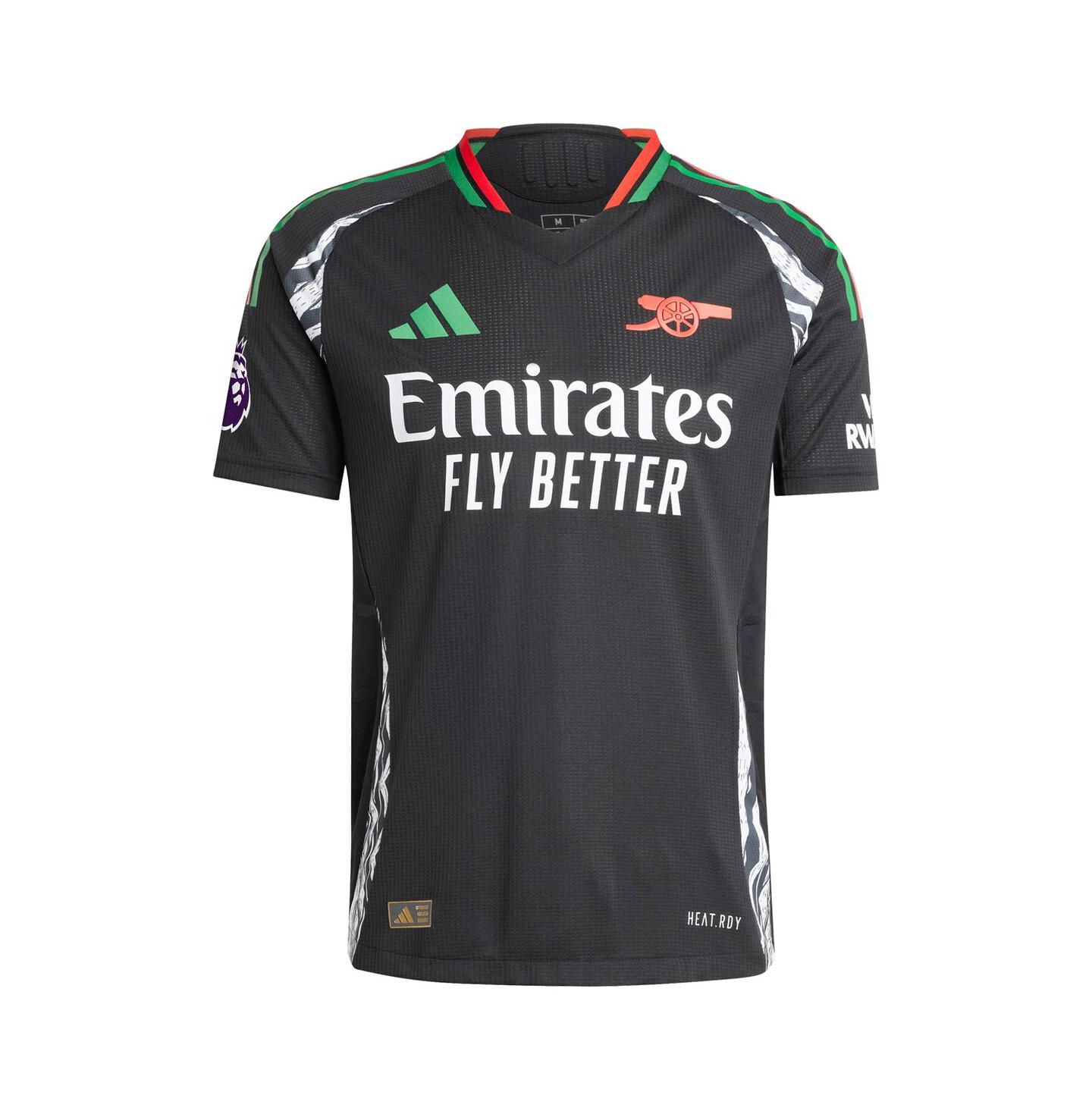 Мужской топ adidas Bukayo Saka Black Arsenal 2024/25 Away Authentic Player Jersey — фото 2