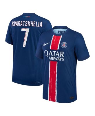 Nike - Men's Khvicha Kvaratskhelia Navy Paris Saint-Germain 2024/25 Home Authentic Player Jersey