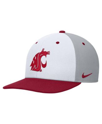 Men's White/Gray Washington State Cougars Pro Performance Snapback Hat