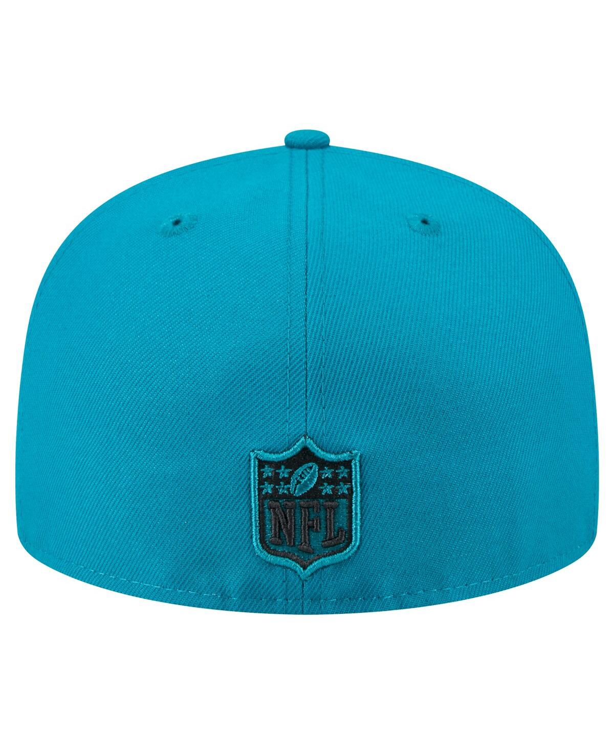 New Era Teal Jacksonville Jaguars Omaha Team 59fifty Fitted Hat