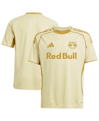 adidas - Big Boys and Girls Tan New York Red Bulls 2025 One Planet Pre-Match Top