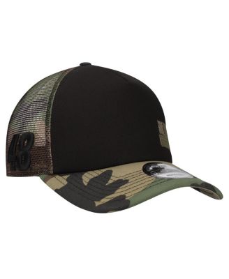 New Era - Men's Black/Camo Alex Bowman Trucker 9FORTY Adjustable Hat