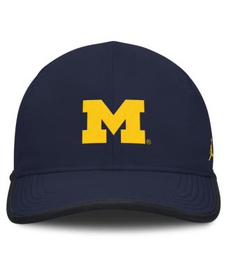 Men's Navy Michigan Wolverines Featherlight Club Adjustable Hat