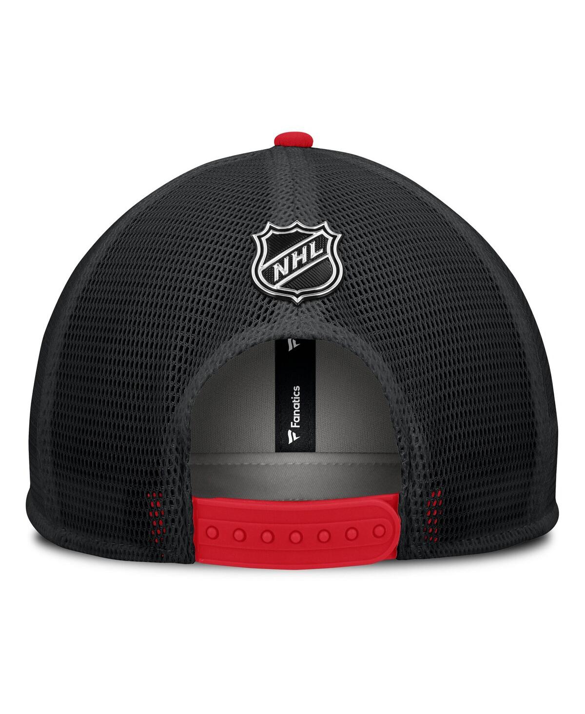 Fanatics Men's Black/red New Jersey Devils Authentic Pro Hometown Rink Foam Trucker Snapback Hat In Multi