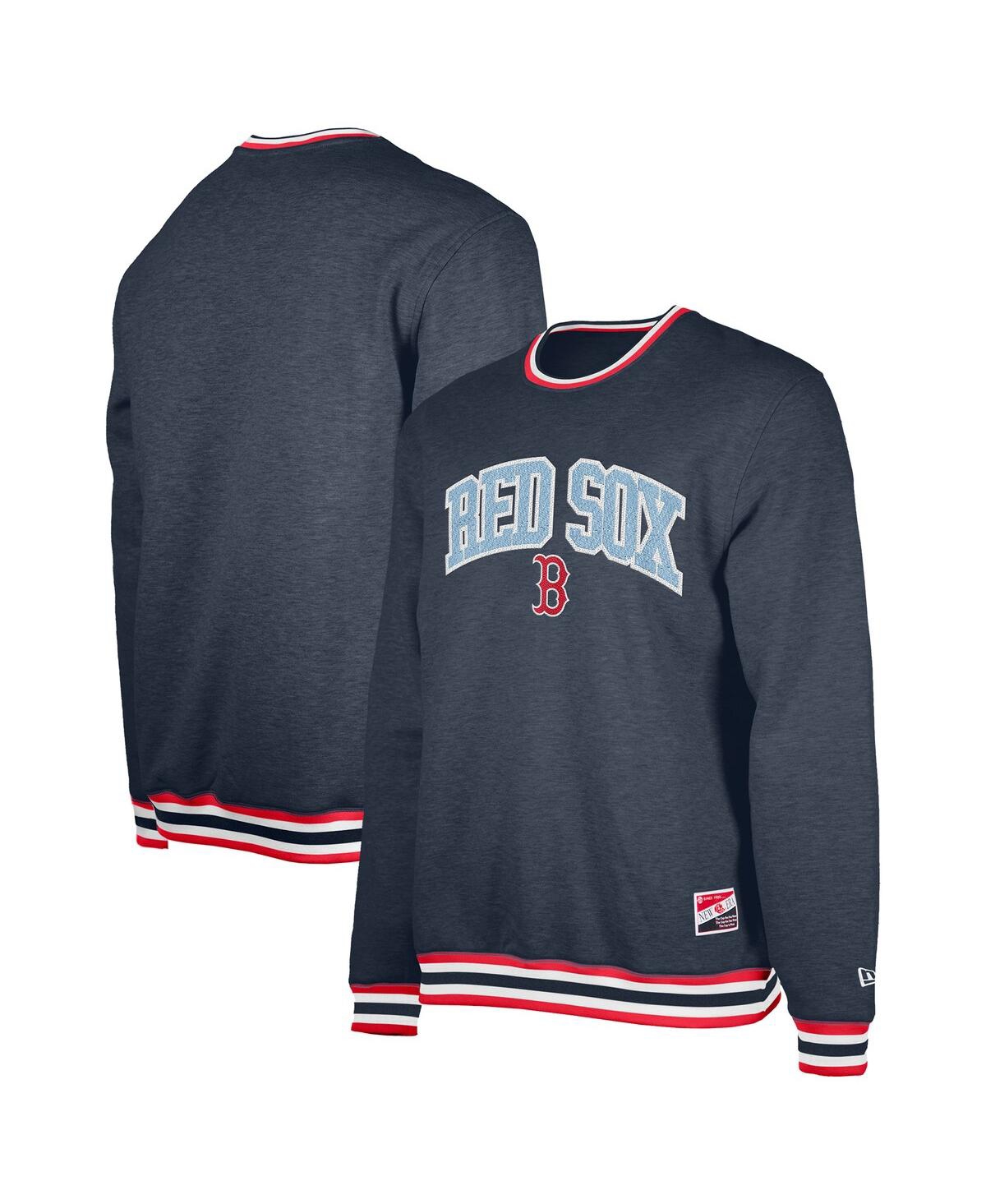 NEW ERA MEN'S NAVY BOSTON RED SOX FATHER'S DAY PULLOVER SWEATSHIRT 