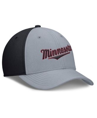 Men's Gray/Navy Minnesota Twins Rise Swoosh Performance Flex Hat