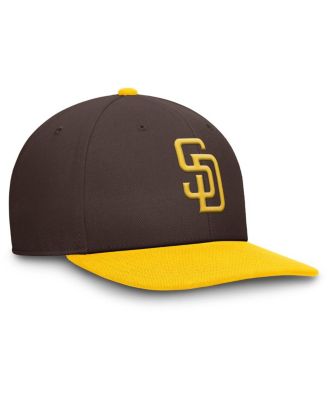 Men's Brown/Gold San Diego Padres Pro Performance Snapback Hat