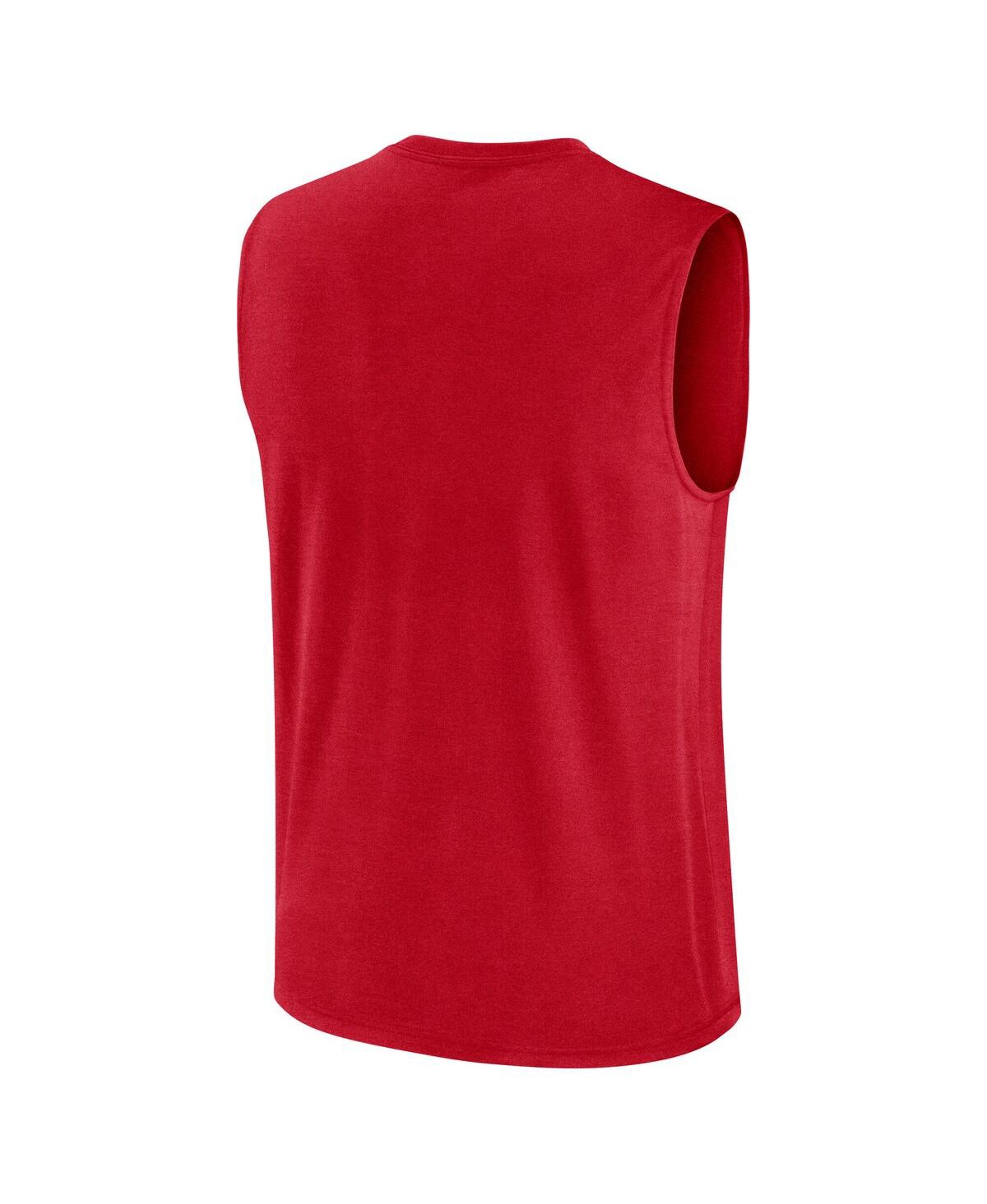 Nike Men's Red Cincinnati Reds Knockout Performance Muscle Tank Top
