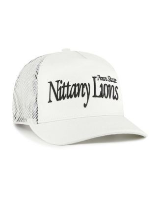 Men's and Women's Cream Penn State Nittany Lions Foundation Script Adjustable Trucker Hat