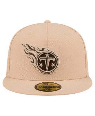Men's Tan Tennessee Titans Candied Pecan 59FIFTY Fitted Hat