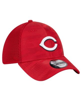 Men's Red Cincinnati Reds Subtle Camo 39THIRTY Flex Hat