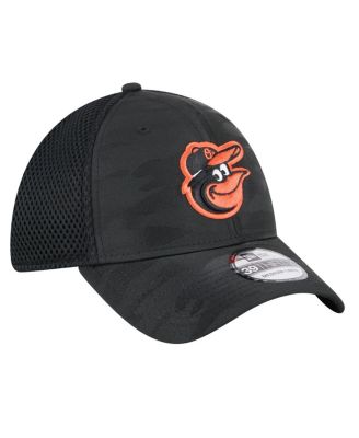 Men's Black Baltimore Orioles Subtle Camo 39THIRTY Flex Hat