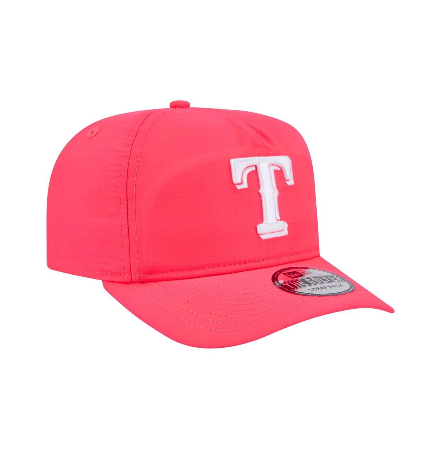 Мужская кепка New Era Pink Texas Rangers Everyday Golfer Adjustable Hat — фото 3