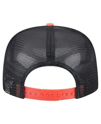 Men's White/Orange San Francisco Giants Retro Script Trucker 9FIFTY Snapback Hat