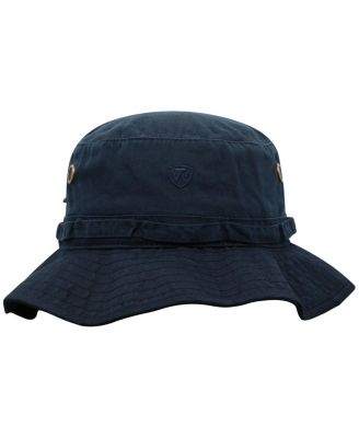 Men's Navy Michigan Wolverines Angler Washed Bucket Hat