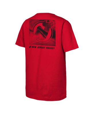 Big Boys and Girls Red New Jersey Devils Atmosphere T-Shirt