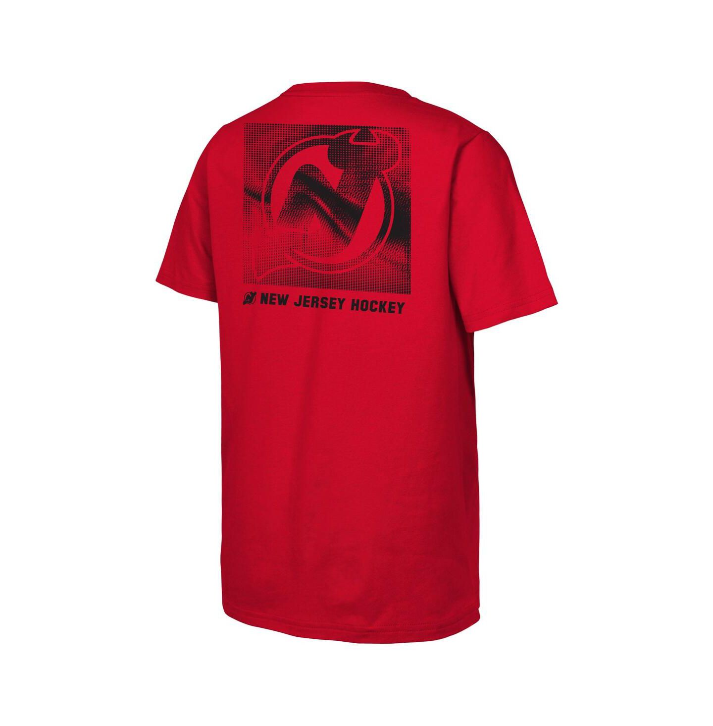 Детская футболка Outerstuff Red New Jersey Devils Atmosphere — фото 3