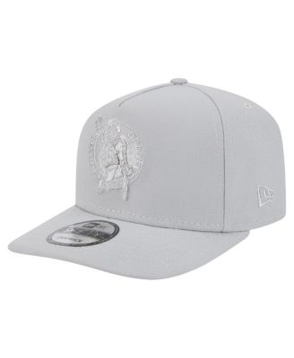 New Era - Men's Gray Boston Celtics Colorpack A-Frame Pinch Front 9FIFTY Snapback Hat