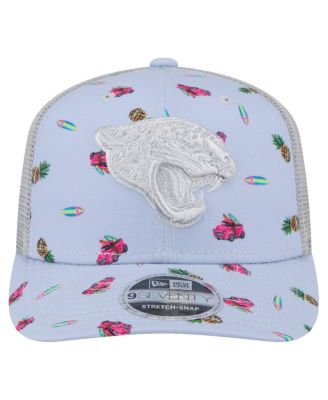 Men's White Tampa Bay Buccaneers Adventure Flamingo Pattern 9SEVENTY Stretch snap Hat