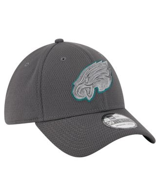 Men's Graphite Philadelphia Eagles Main 39THIRTY Flex Hat