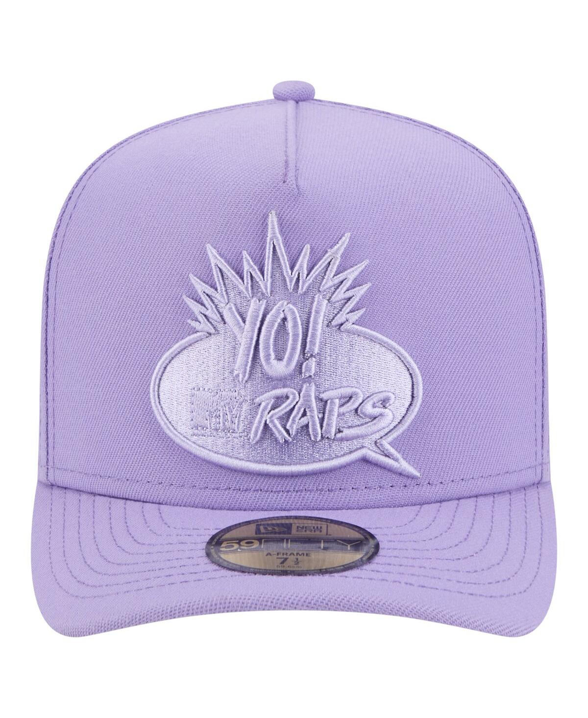 New Era Men'sâ Purple Yo Mtv Raps A-frame 59fifty Fitted Hat