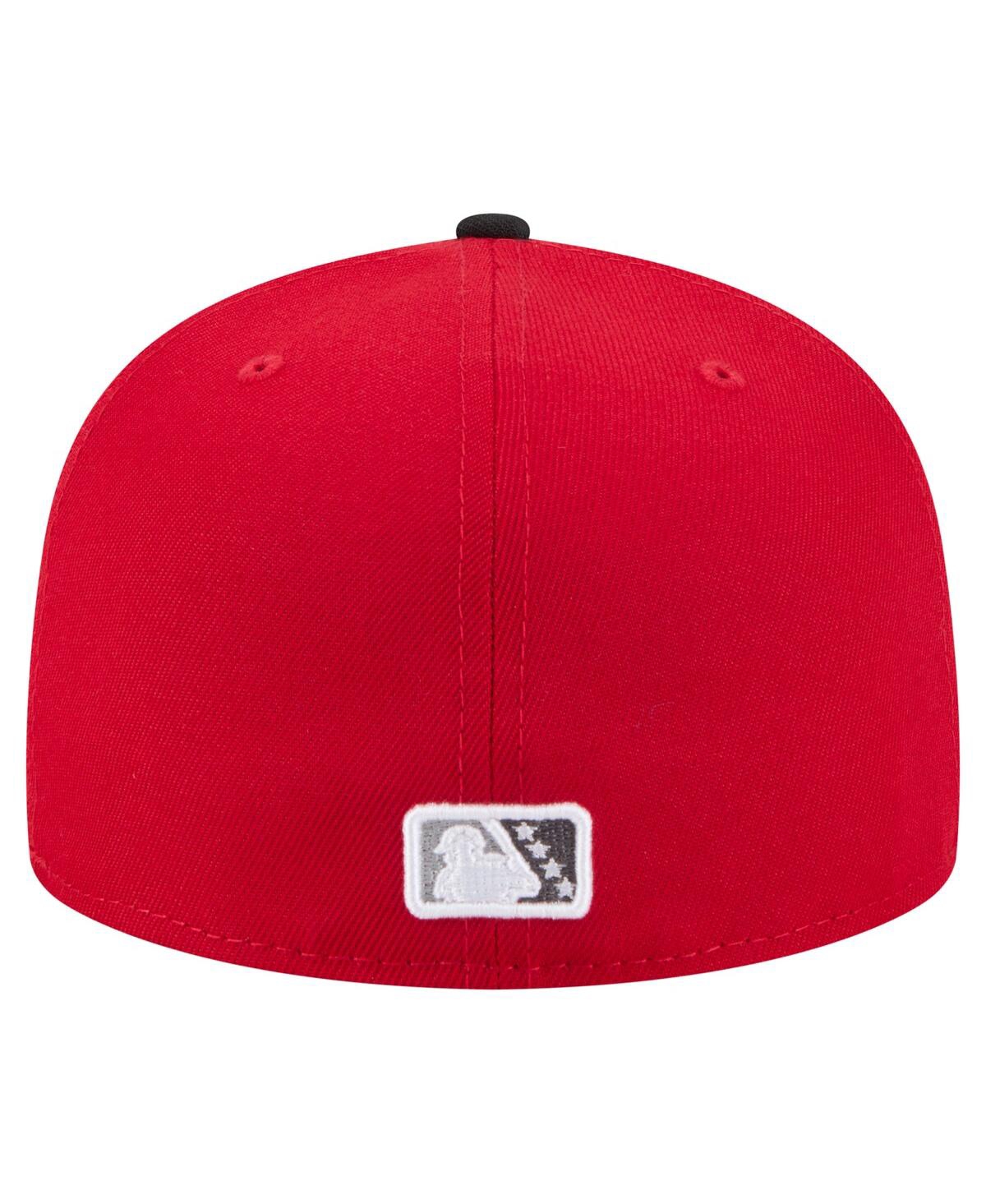 New Era Men's Red Fort Wayne Tincaps Authentic Collection 59fifty Fitted Hat