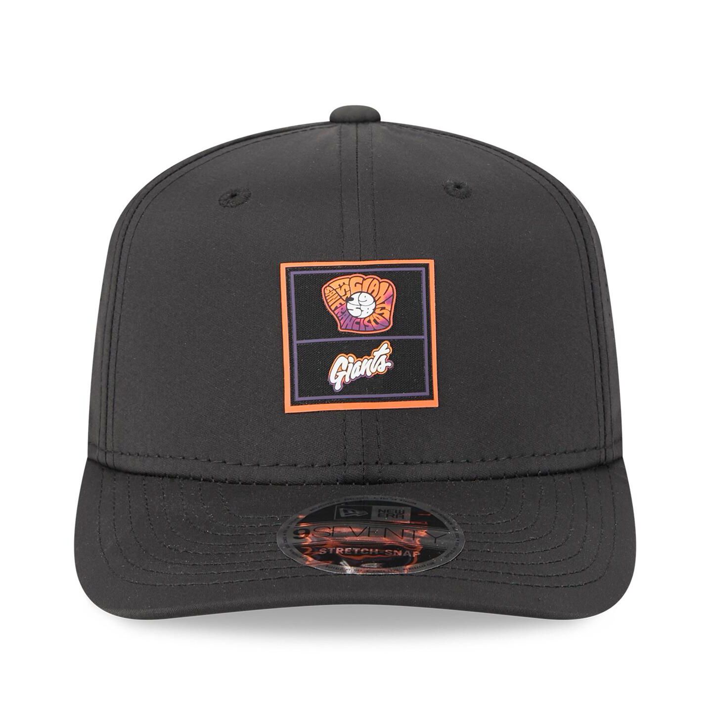 Мужские головные уборы New Era Black San Francisco Giants 2025 City Connect Fan Pack 9SEVENTY Adjustable Hat — фото 4