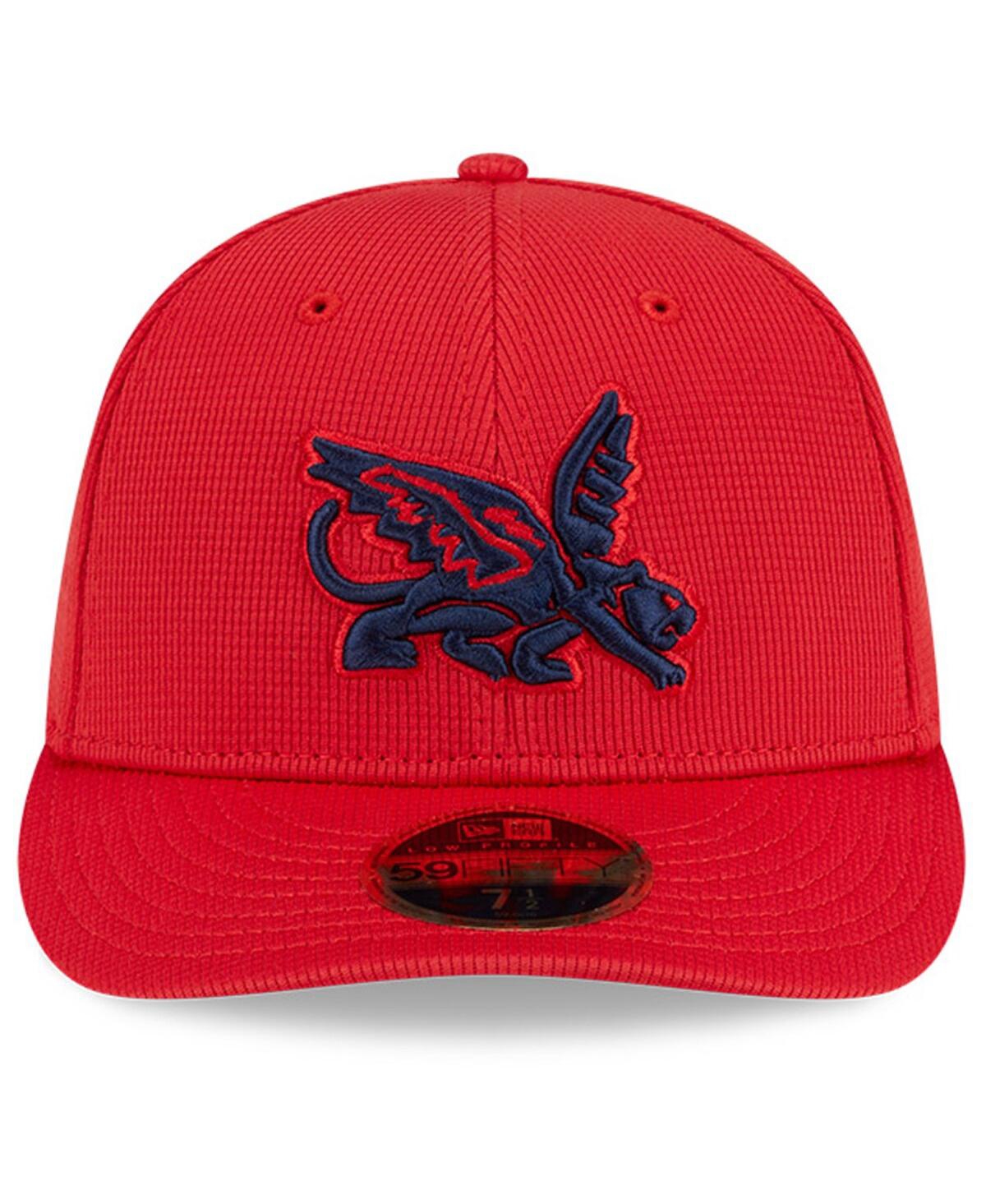 New Era Men's Red Texas Rangers City Connect Batting Practice Low Profile 59fifty Fitted Hat