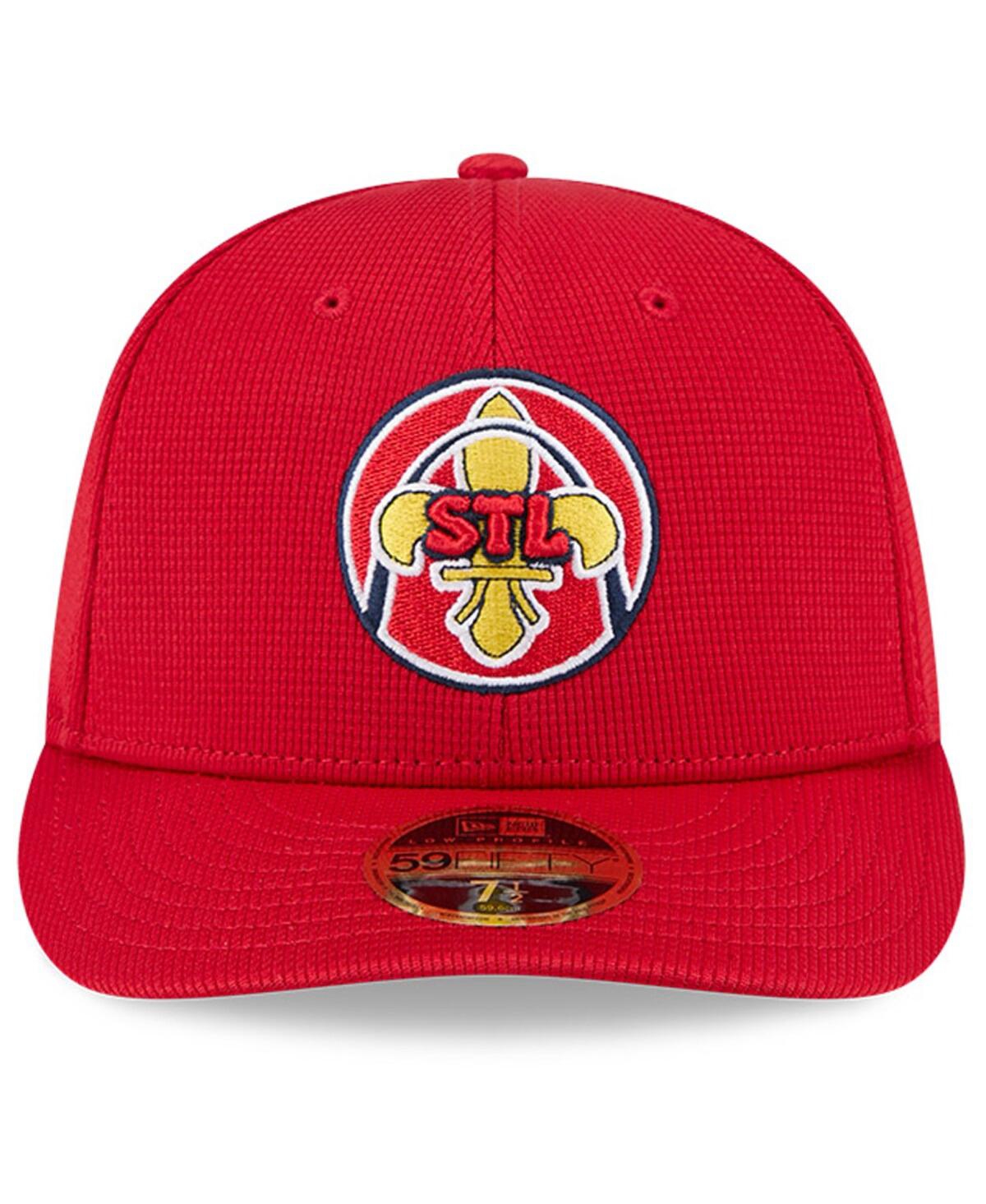 New Era Men's Red St. Louis Cardinals City Connect Batting Practice Low Profile 59fifty Fitted Hat
