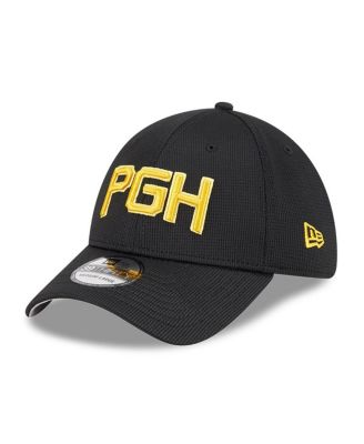 New Era - Men's Black Pittsburgh Pirates City Connect Batting Practice 39THIRTY Flex Hat